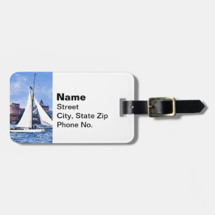 Manhattan NY - New York City Skyline Luggage Tag