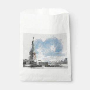 Manhattan Nyc Liberty Statue Favour Bags