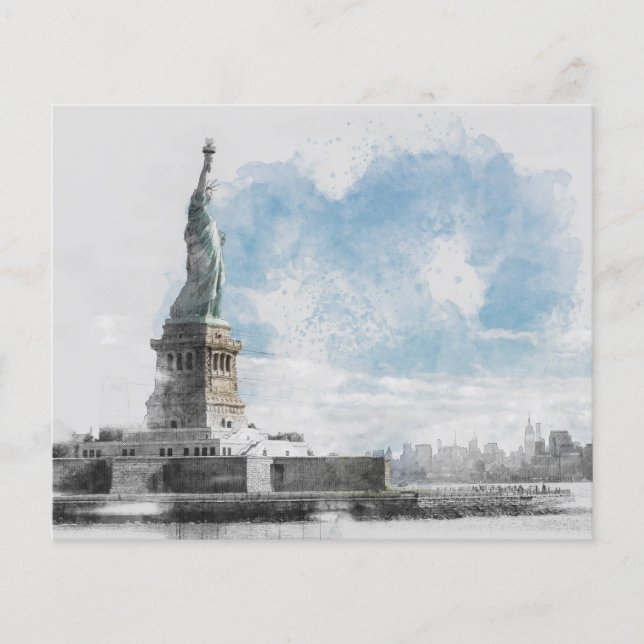 Manhattan Nyc Liberty Statue Flyer (Front)