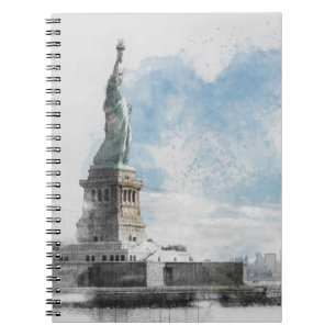 Manhattan Nyc Liberty Statue Notebook
