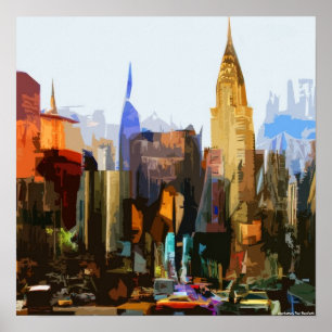 Manhattan, Paul Bamforth Poster