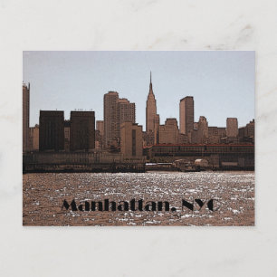 Manhattan postcard