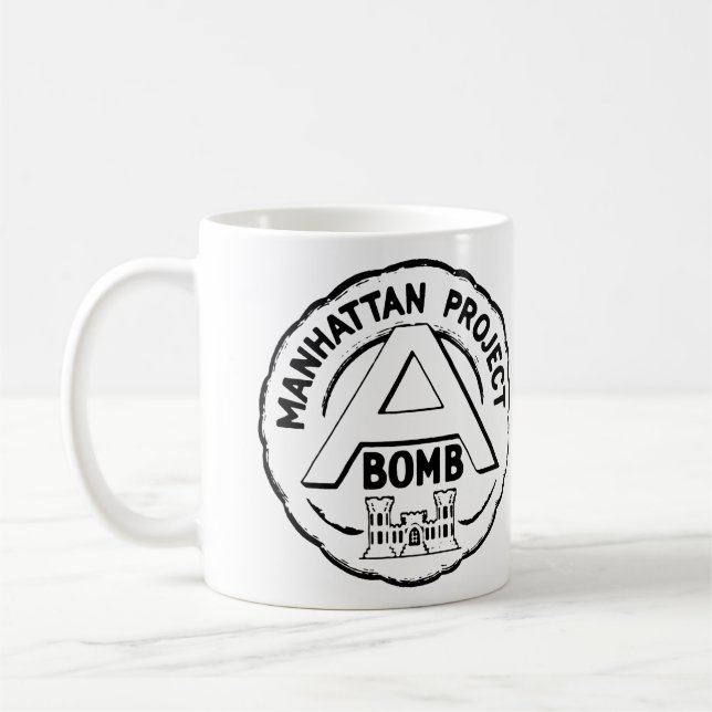 Manhattan Project Los Alamos, Nuclear WW2 Coffee Mug (Left)
