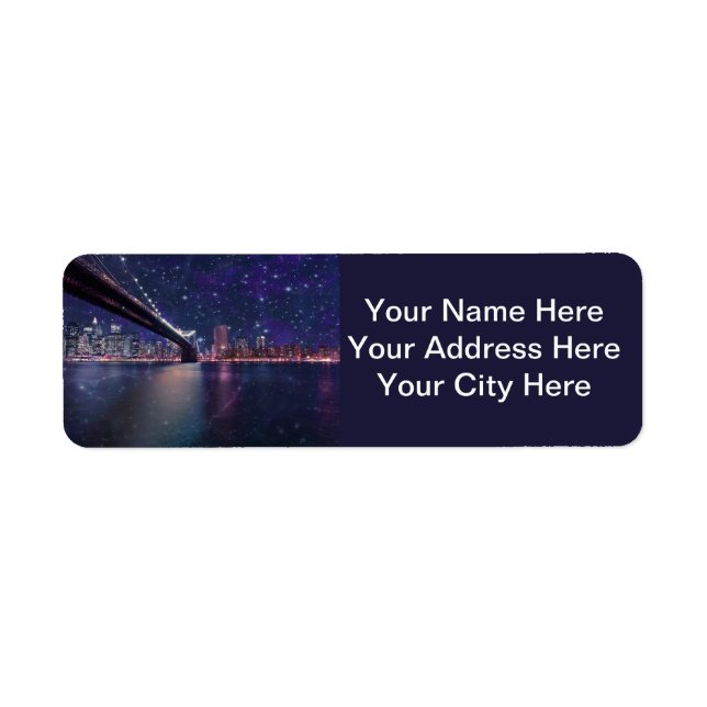 Manhattan Return Address Labels (Front)