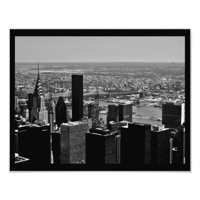 Manhattan Scene Photo Print (Front)