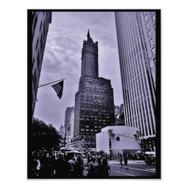 Manhattan Scene Photo Print (Front)