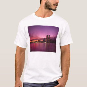 Manhattan Skyline and Hudson River, New York, T-Shirt