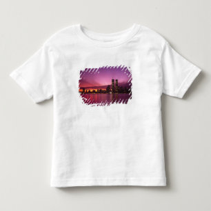 Manhattan Skyline and Hudson River, New York, Toddler T-Shirt