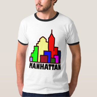 Manhattan Skyline by Urban59 ArtWorks Studio T-Shirt