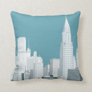 Manhattan skyline cushion