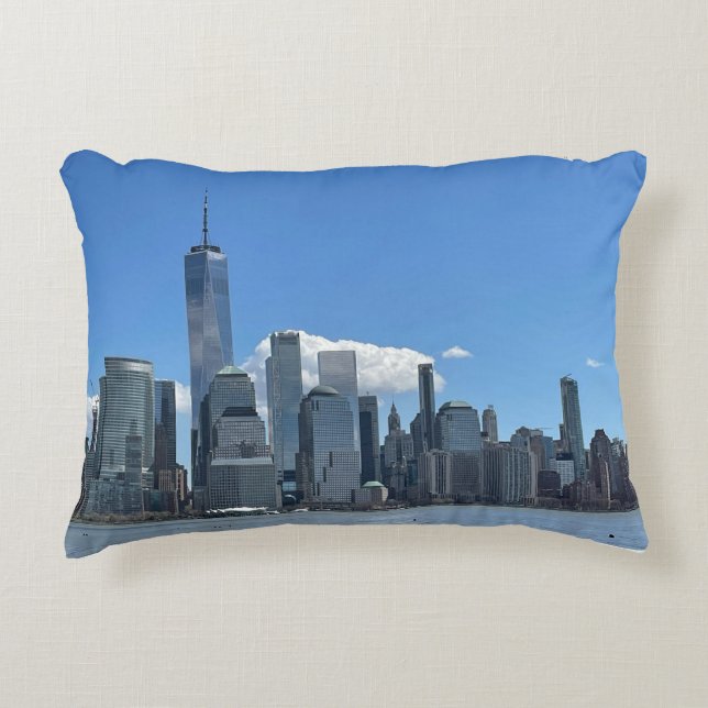 Manhattan Skyline Decorative Cushion (Front)
