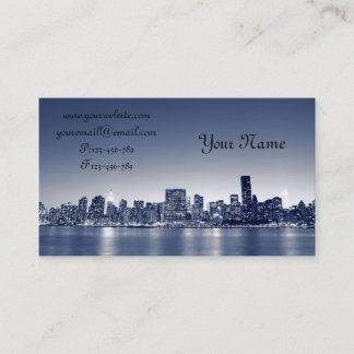 Manhattan Skyline, New York City Business Card