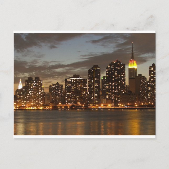 Manhattan Skyline, New York City, New York, USA Postcard (Front)