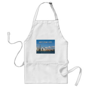 Manhattan Skyline New York City USA Standard Apron