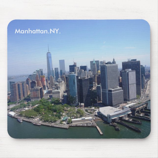Manhattan Skyline New York Mouse Mat (Front)