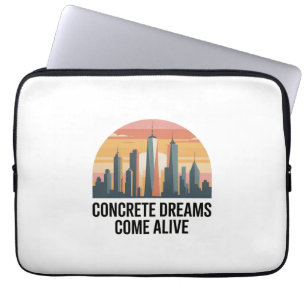 Manhattan State of Mind New York Laptop Sleeve