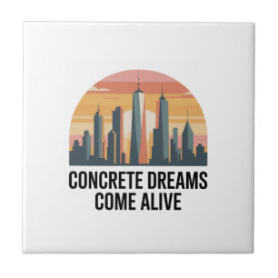 Manhattan State of Mind New York Tile