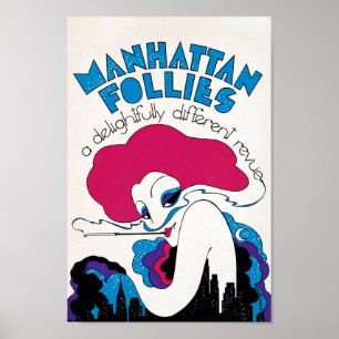 Manhattan Unedited Vintage Photos Old Aesthetic Poster