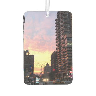 Manhattan Upper West Side Sunset New York City NYC Car Air Freshener