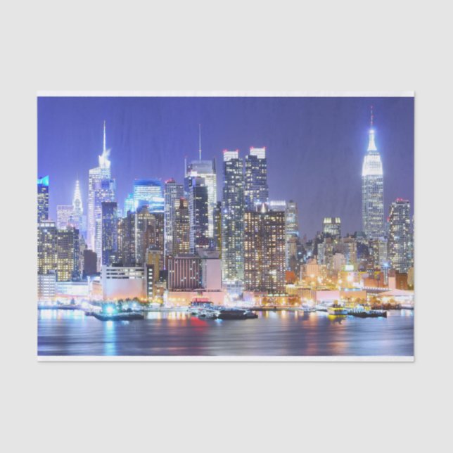 Manhattan Urban City Tissue Paper (Front)