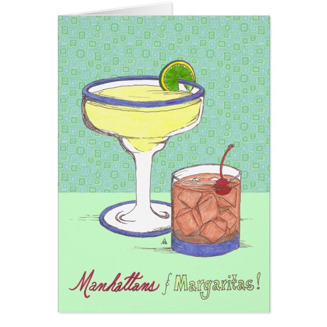 Manhattans & Margaritas | Customisable (Front)