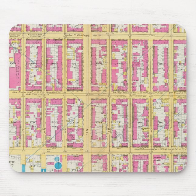 Manhatten, New York 10 Mouse Mat (Front)