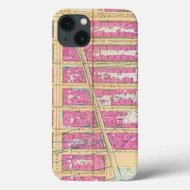 Manhatten, New York 12 Case-Mate iPhone Case (Back)