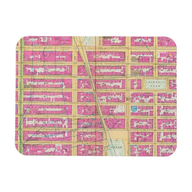 Manhatten, New York 12 Magnet (Horizontal)