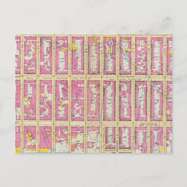 Manhatten, New York 12 Postcard (Front)