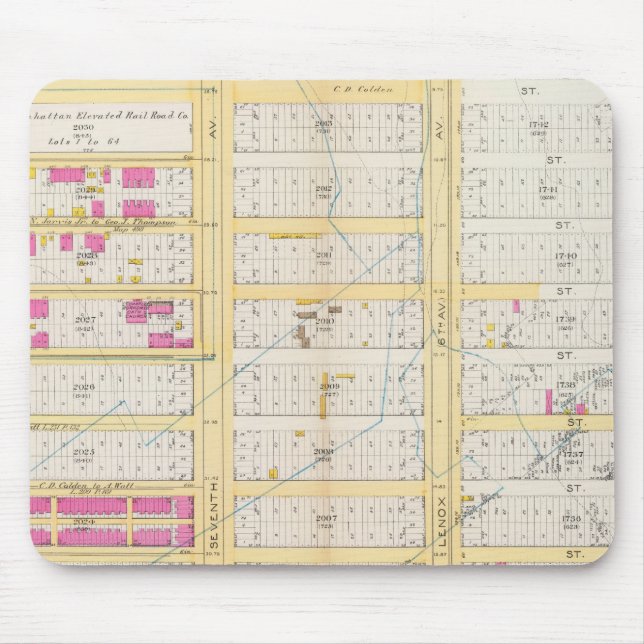 Manhatten, New York 15 Mouse Mat (Front)