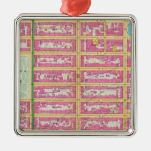 Manhatten, New York Metal Tree Decoration