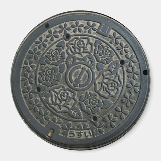 Manhole Cover 2 Magnet (Front)