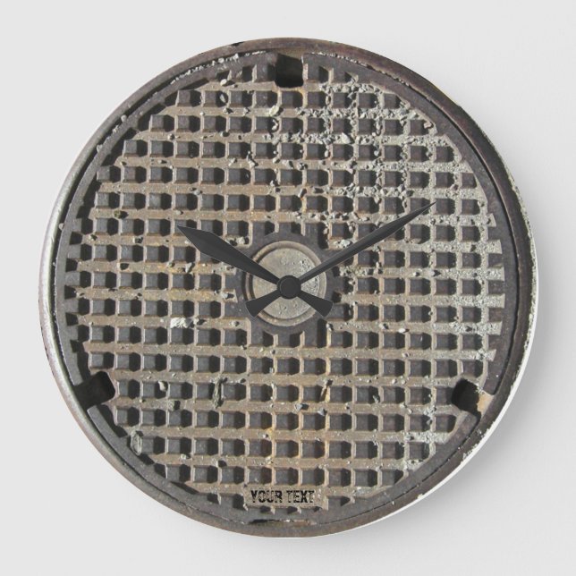 Manhole cover clock (Front)