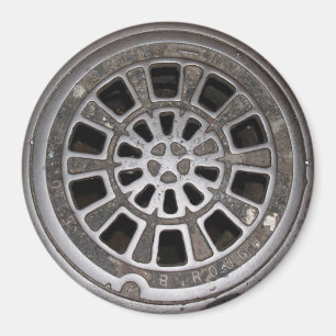 Manhole Cover Magnet