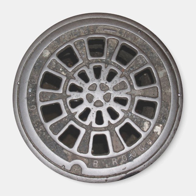 Manhole Cover Magnet (Front)
