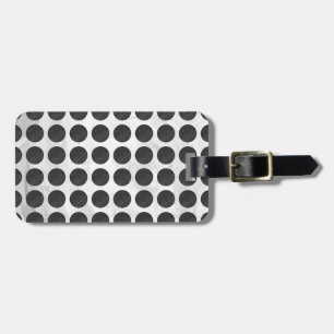 Manhole Covers Black Marble Luggage Tag