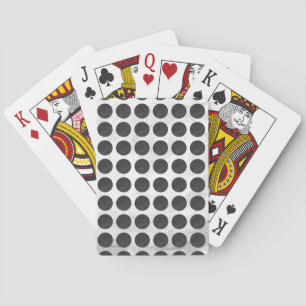 Manhole Covers Black Marble Playing Cards