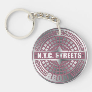 Manhole Covers Bronx Key Ring