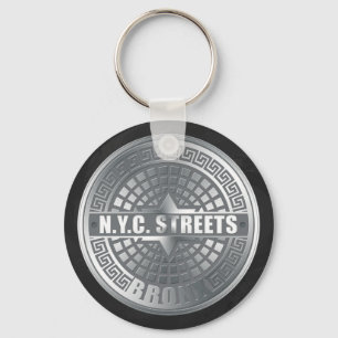 Manhole Covers Bronx Key Ring