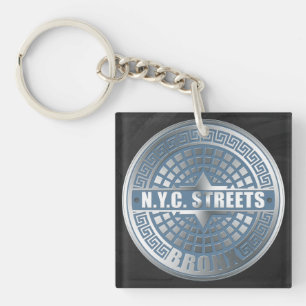 Manhole Covers Bronx Key Ring