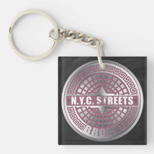Manhole Covers Bronx Key Ring