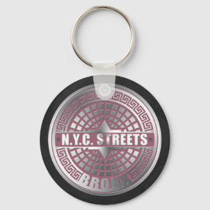 Manhole Covers Bronx Key Ring