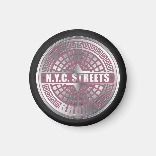Manhole Covers Bronx Magnet (Front)