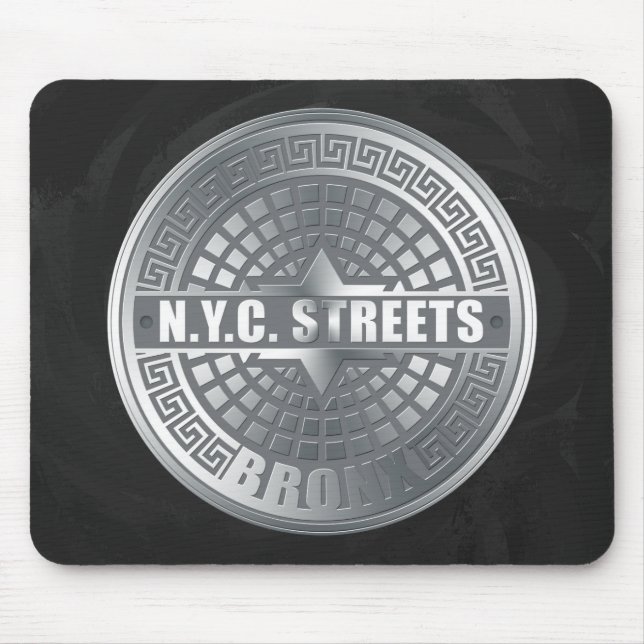 Manhole Covers Bronx Mouse Mat (Front)