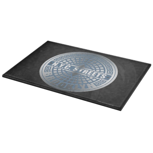 Manhole Covers Brooklyn Cutting Board (Corner)