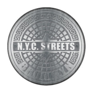 Manhole Covers Brooklyn Cutting Board