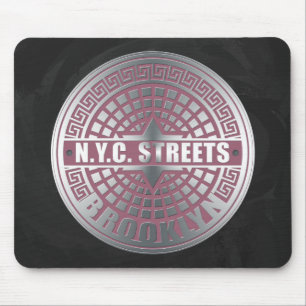 Manhole Covers Brooklyn Mouse Mat