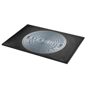 Manhole Covers Manhattan Cutting Board
