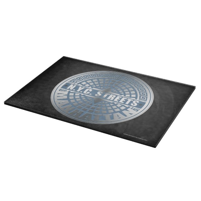 Manhole Covers Manhattan Cutting Board (Corner)