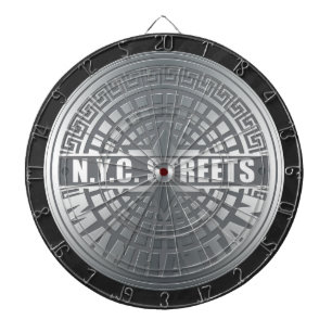 Manhole Covers Manhattan Dartboard